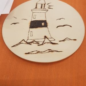Lighthouse plaque